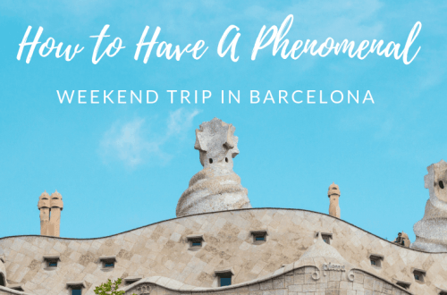 Weekend trip to Barcelona